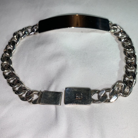 .925 Sterling Silver Cuban Links Bracelet
